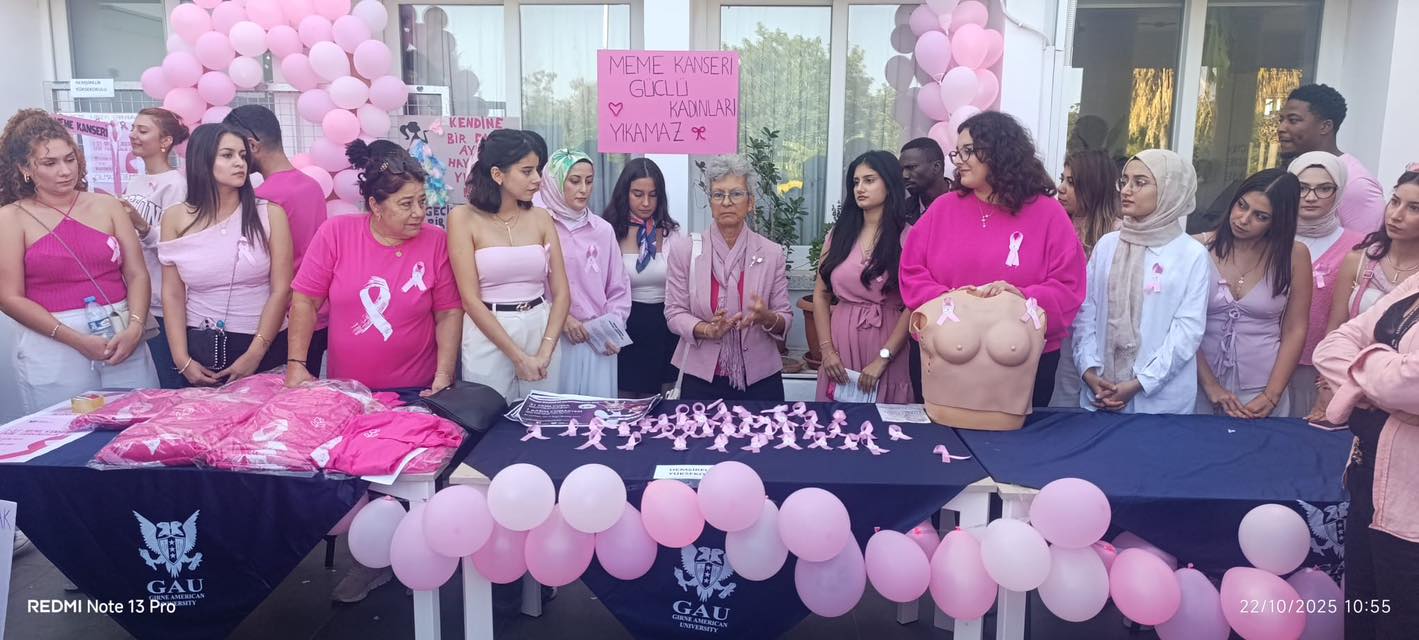 Girne Amerikan Üniversitesi Hocaları ve öğrencileri de farkındalık etkinliklerini gayet güzel hazırlamışlar.