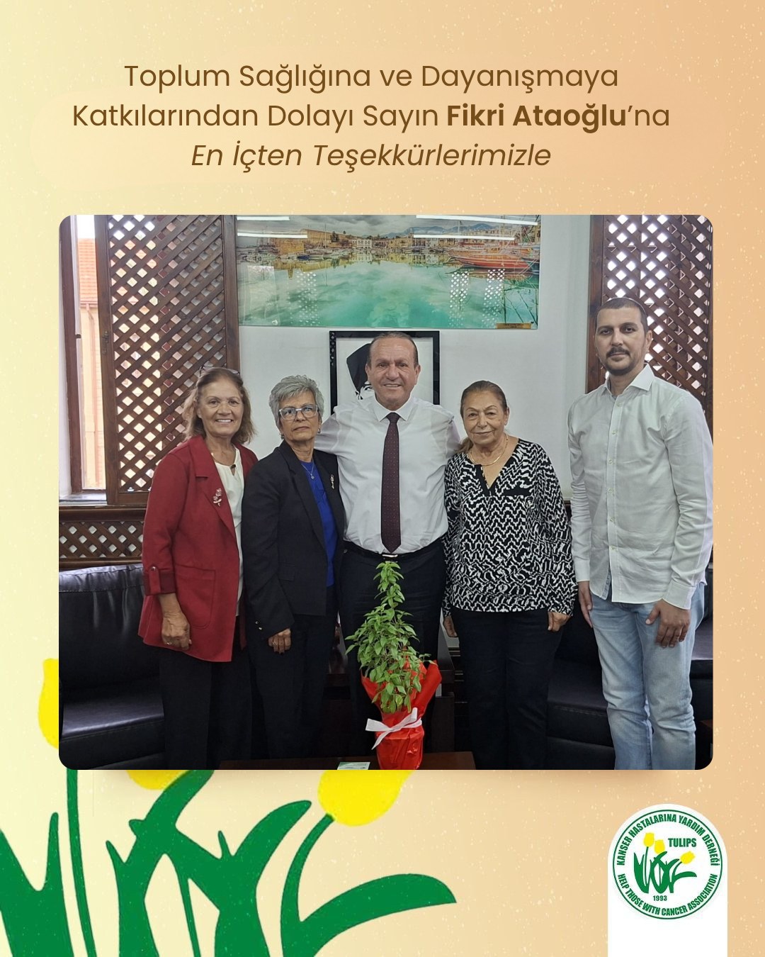 Toplum sağlığına, çevreye ve dayanışmaya verdikleri önem için minnettarız. 