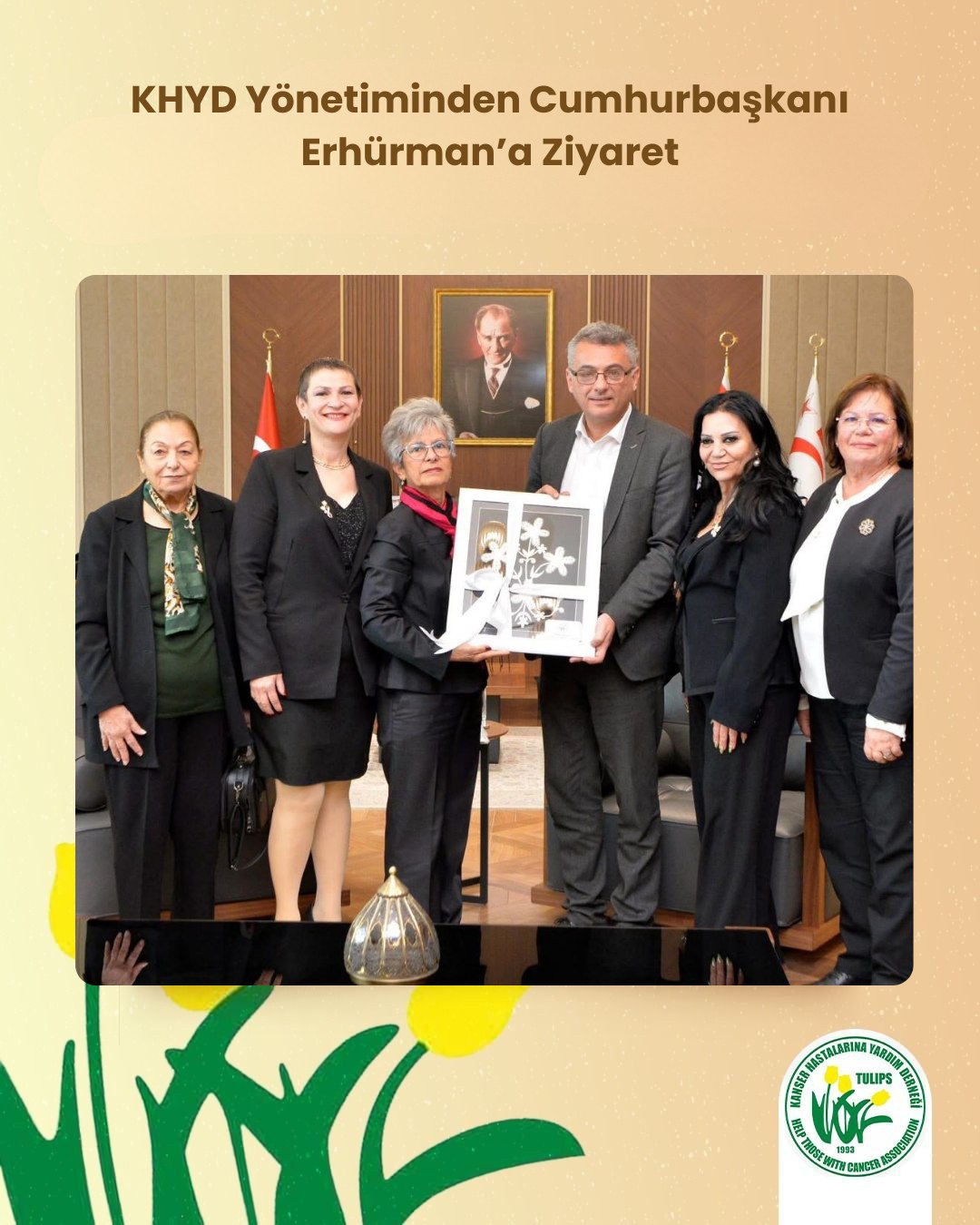 Cumhurbaşkanı Sayın Tufan Erhürman, Derneğimizi Kabul Etti